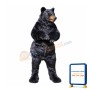 Realistic Wild Black Bear Mascot Costume
