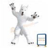 White Wild Wolf Mascot Costume