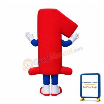 Number One Mascot Costume