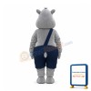 Lightweight Hippo Mascot Costume