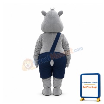 Lightweight Hippo Mascot Costume