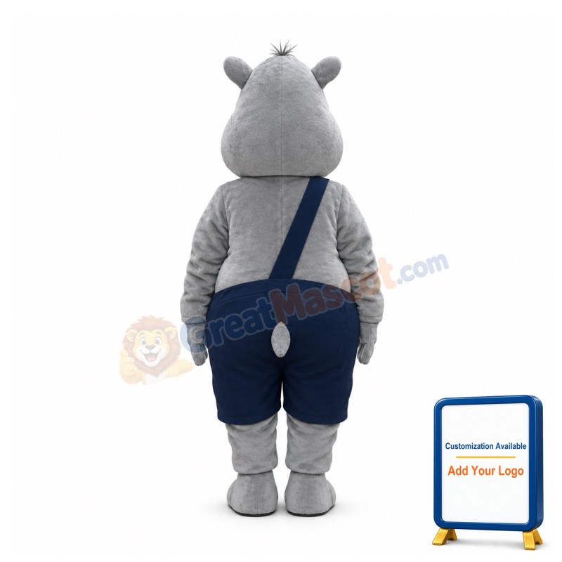 Lightweight Hippo Mascot Costume