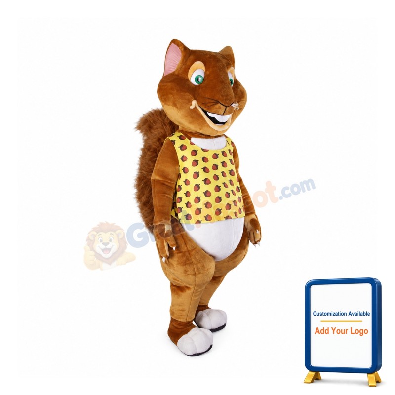 Lightweight Squirrel Mascot Costume