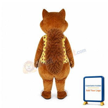 Lightweight Squirrel Mascot Costume