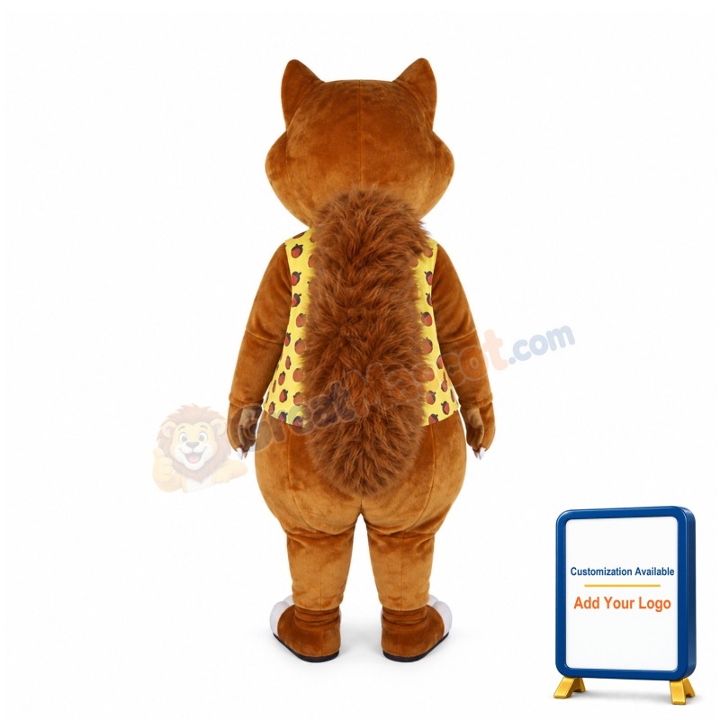 Lightweight Squirrel Mascot Costume