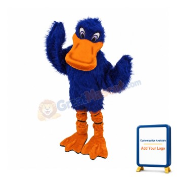 Blue Lightweight Duck Mascot Costume