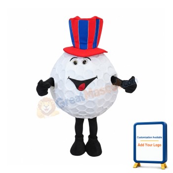 Happy Golf Mascot Costume