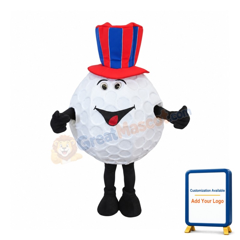 Happy Golf Mascot Costume