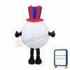 Happy Golf Mascot Costume