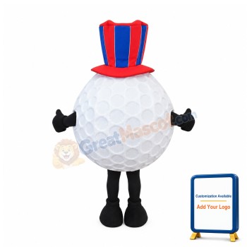 Happy Golf Mascot Costume