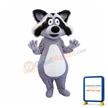 Lightweight Raccoon Mascot Costume