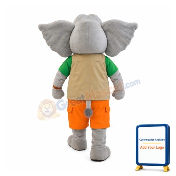 Lightweight Elephant Mascot Costume