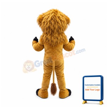 Muscular Lion Mascot Costume