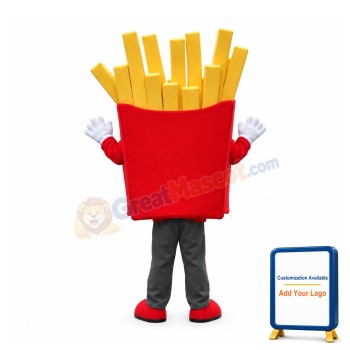 Cute French Fries Mascot Costume