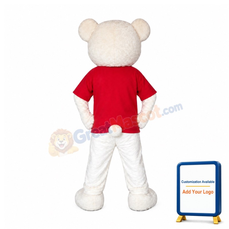 White Bear Mascot Costume