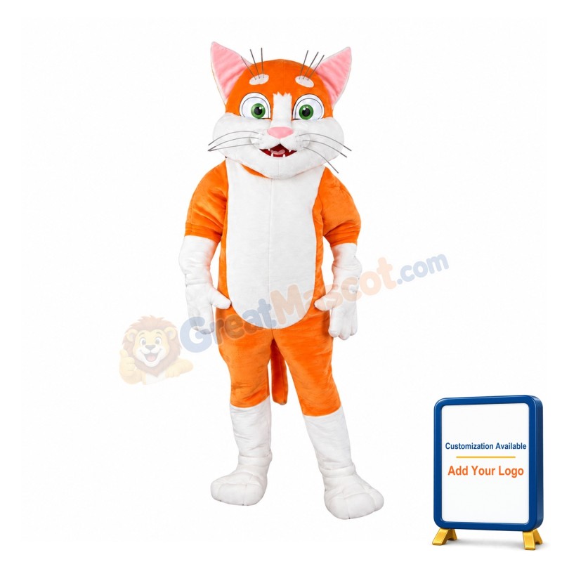 Friendly Lightweight Cat Mascot Costume