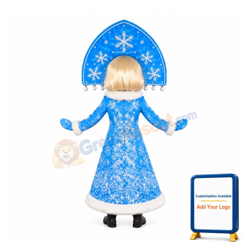 Winter Pure Girl Mascot Costume