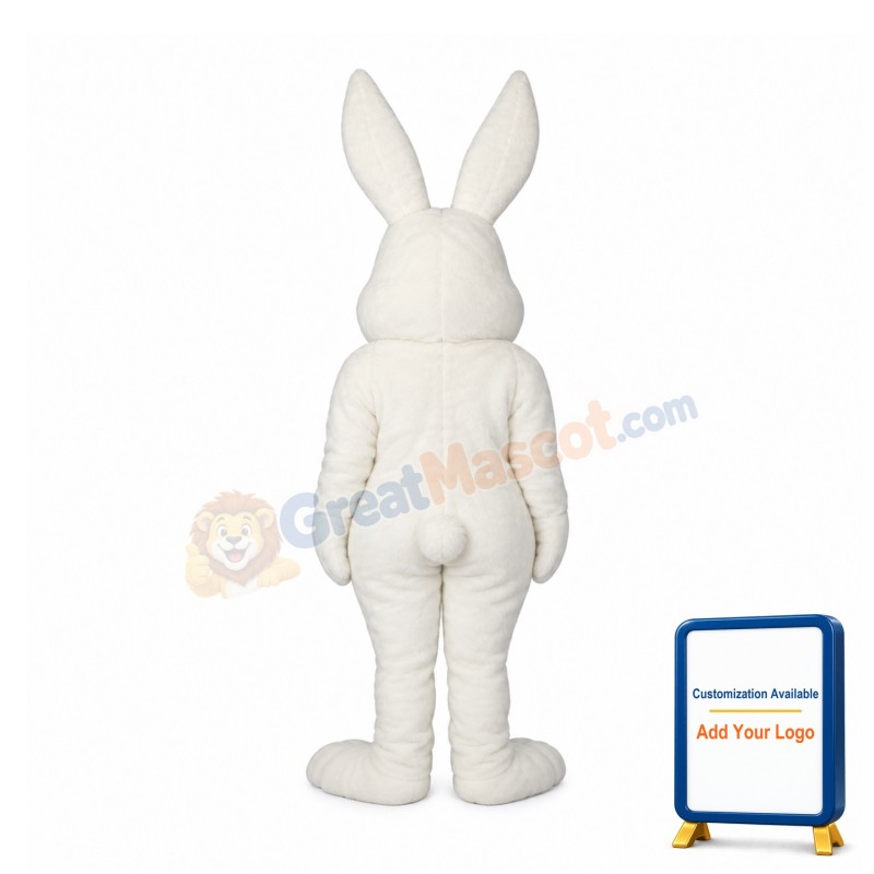 Beautiful White Rabbit Mascot Costume