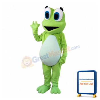 Affordable Green Frog Mascot Costume