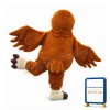 Brown Bird Mascot Costume