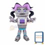 Beautiful Robot Mascot Costume