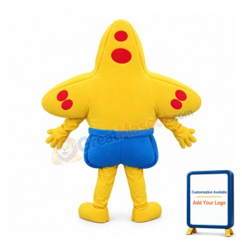 Happy Lightweight Starfish Mascot Costume