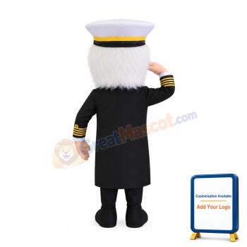 Old Captain Mascot Costume