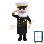 Superb Old Captain Mascot Costume