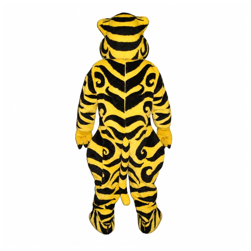 Yellow Tiger Mascot Costume