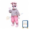 Cute Pink Rabbit Mascot Costume