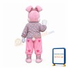 Cute Pink Rabbit Mascot Costume
