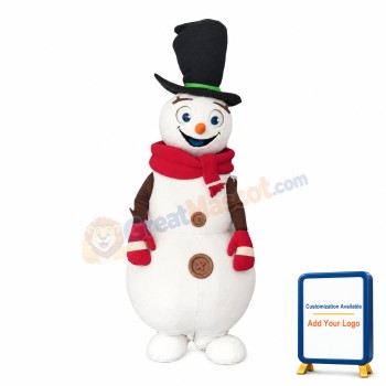 Lightweight Snowman Mascot Costume
