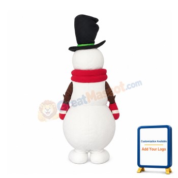 Lightweight Snowman Mascot Costume