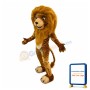 Realistic Friendly Lion Mascot Costume