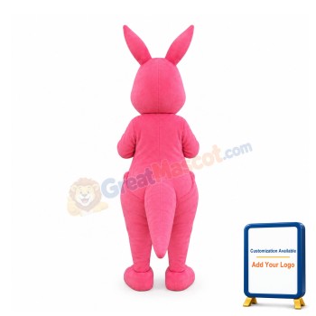 Lovely Pink Kangaroo Mascot Costume