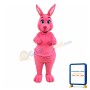 Lovely Pink Kangaroo Mascot Costume