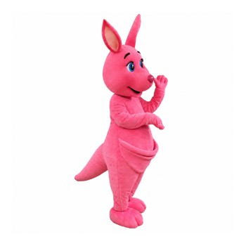 Lovely Pink Kangaroo Mascot Costume