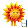 Sun Flower Mascot Costume
