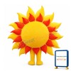 Sun Flower Mascot Costume