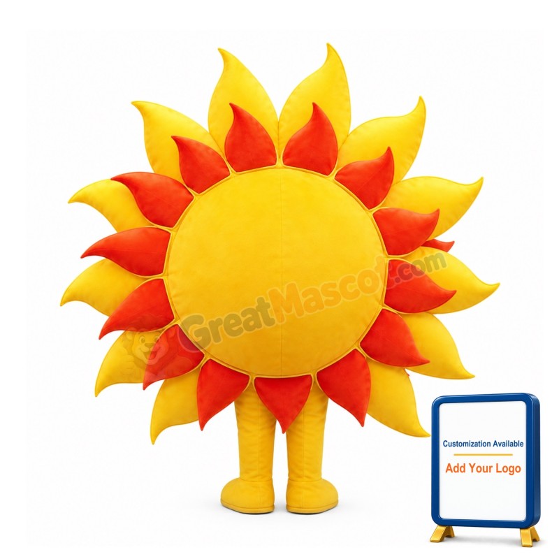 Sun Flower Mascot Costume