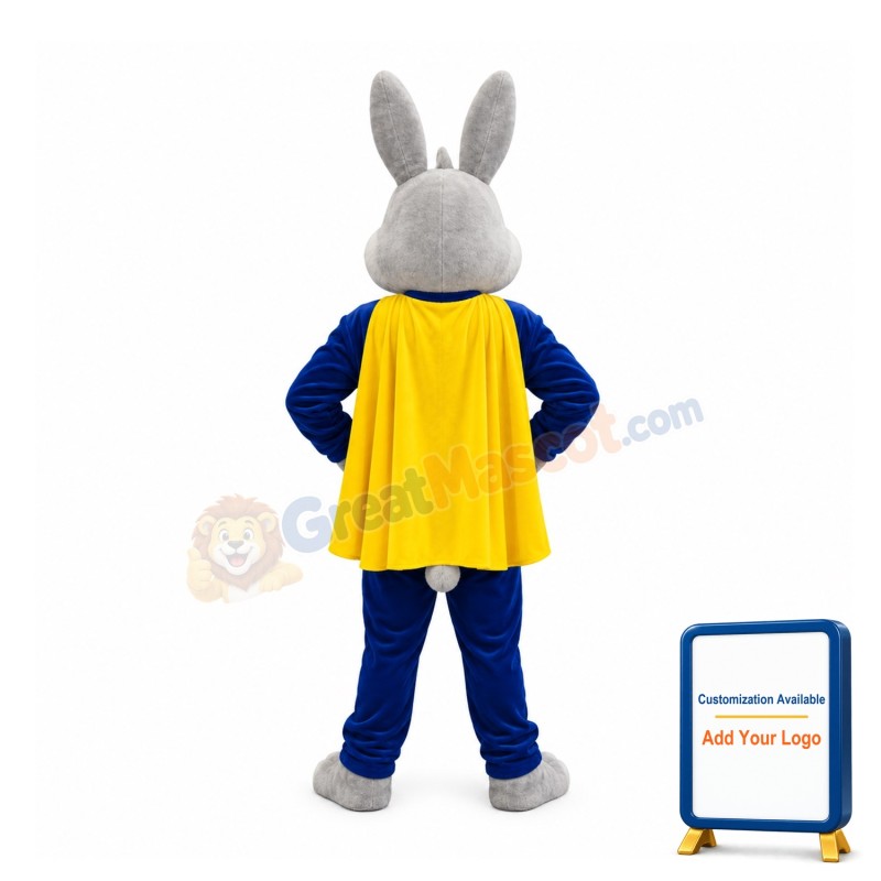 Hero Rabbit Mascot Costume