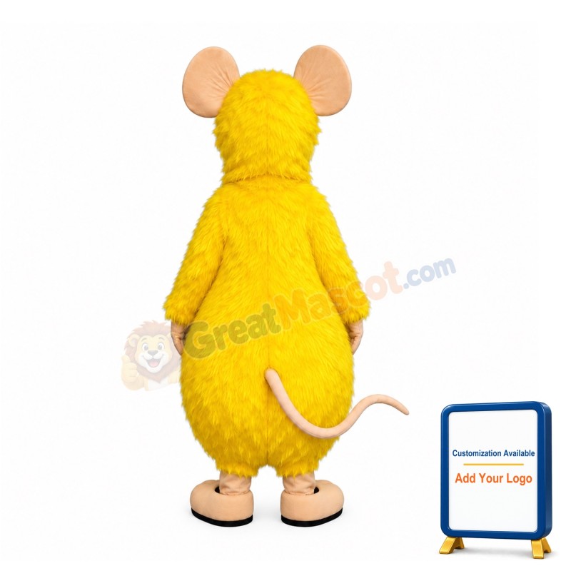 Yellow Mouse Mascot Costume