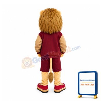 School Lion Mascot Costume