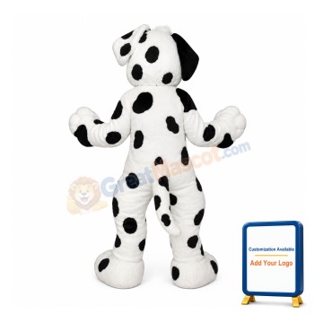 Friendly Dalmatian Dog Mascot Costume
