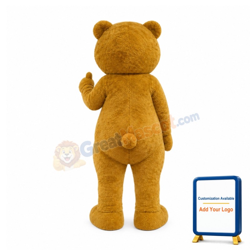 Happy Teddy Bear Mascot Costume