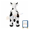Two Person White Cow Mascot Costume