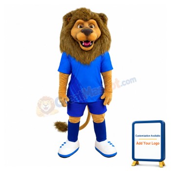 Friendly Sport Lion Mascot Costume For Adult