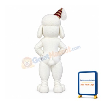 Lovely White Sheep Mascot Costume