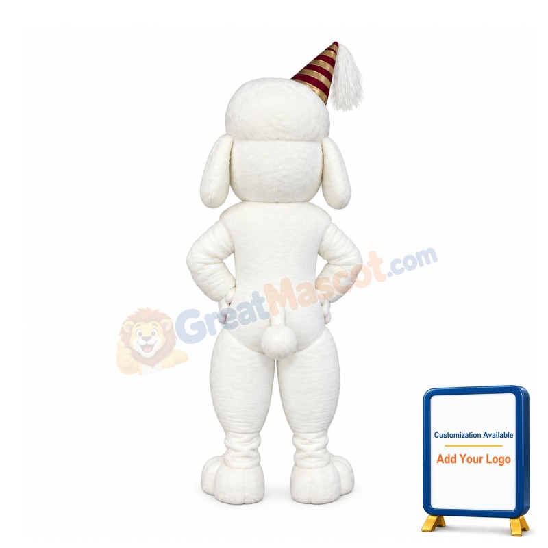Lovely White Sheep Mascot Costume