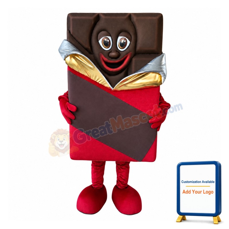 Superb Chocolate Mascot Costume